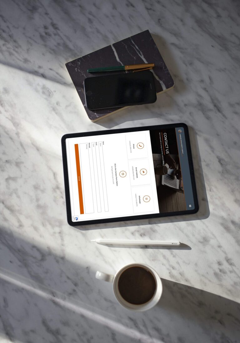 web development for property investment company Landbank developments consult Suffolk