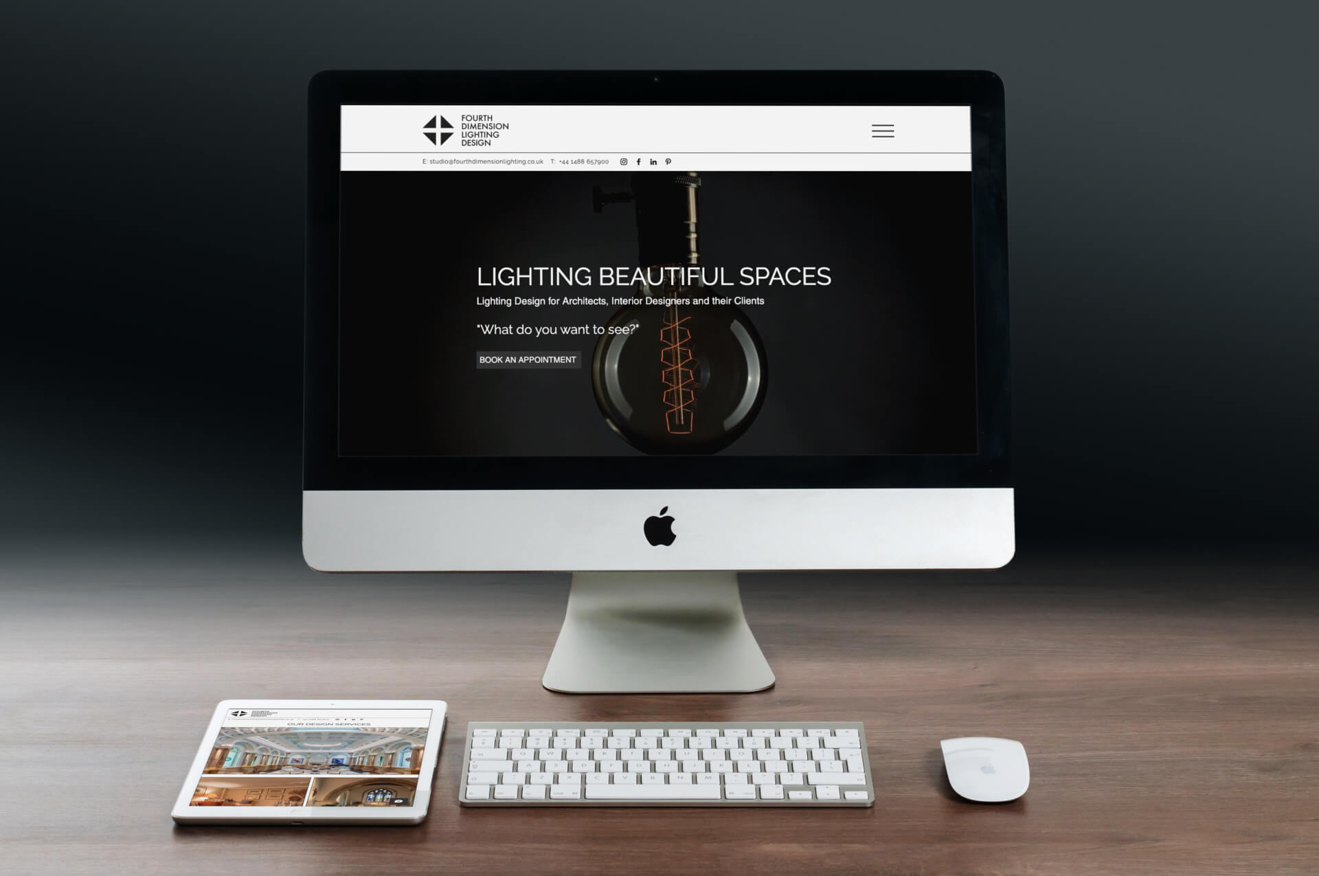 Suffolk Web Design For Lighting Company In London