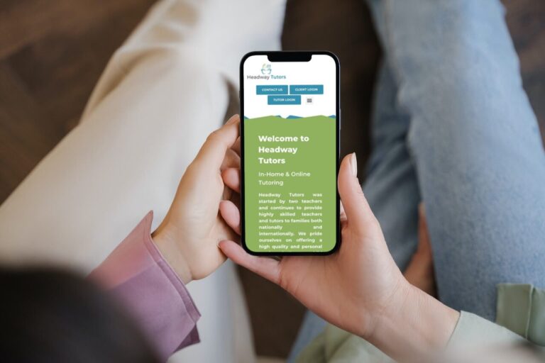 Mobile Friendly Website Design for London Tutoring Company