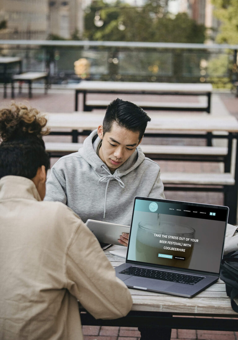 Cool Beer Hire - Laptop Responsive Website