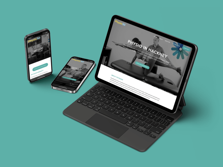 Physio Company Website Development - Tablet and Mobile Responsive